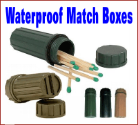 Waterproof Match Boxes